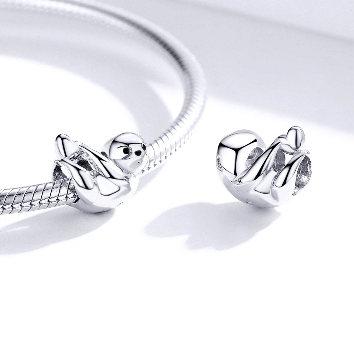 SOLID Sterling Silver Sweet Slow Climbing Sloth Charm - AVILIA Designs
