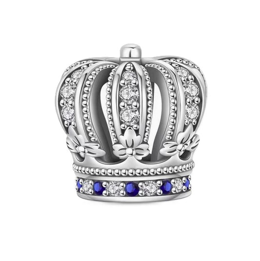 S925 Sterling Silver Royal Princess Crown Tiara Charm - AVILIA Designs