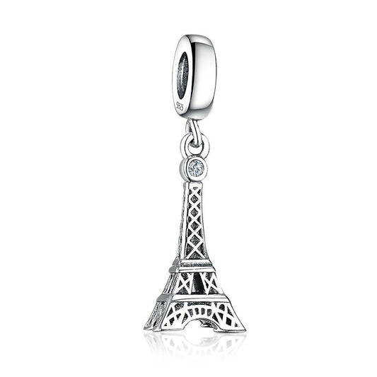 S925 Sterling Silver France Eiffel Tower Paris Charm Pendant - AVILIA Designs