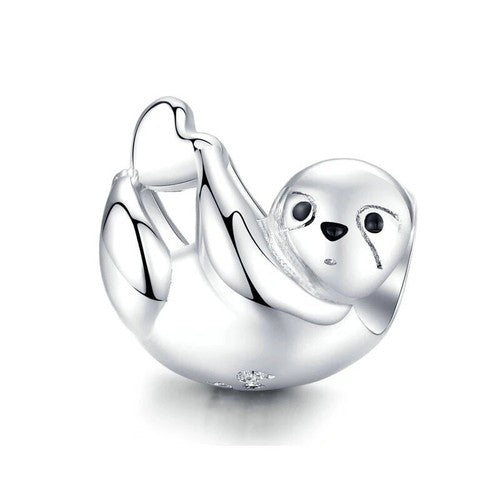 SOLID Sterling Silver Sweet Slow Climbing Sloth Charm  - AVILIA Designs